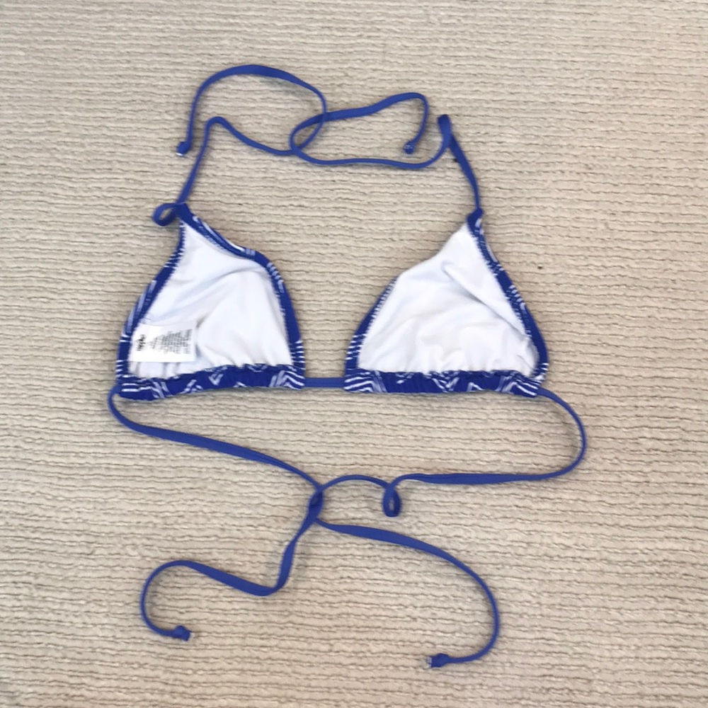 Blue String Bikini Top - Picture 2 of 2